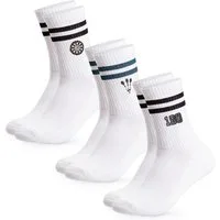 OCCULTO Tennissocken Damen & Herren Motiv Tennissocken 3er Pack (Modell: Rio) (3-Paar)