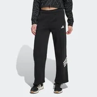 adidas Sportswear Sporthose FUTURE ICONS MIT WEITEM BEIN UND OFFENEM SAUM KINDER weite Passform, mit Allover-Print, mit Gummizug, aus weichem Fleece