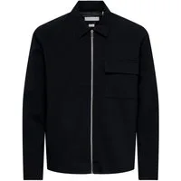 ONLY & SONS Langarmhemd ONSWILL REG 0292 ZIP OVERSHIRT FRML NOOS Materialmix, regular fit