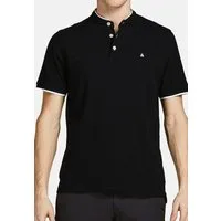 Jack & Jones Poloshirt Paulos Mao (1-tlg) Poloshirt - Baumwolle - Atmungsaktiv - Mit Knopfleiste