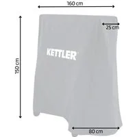 KETTLER Abdeckhaube KETTLER Abdeckhaube für Tischtennisplatten, Reißverschluss