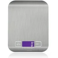 Ophy Küchenwaage Digitale Küchenwaage (1–5000 g, hochpräzise) – mit Tara, (1-tlg), Abstellautomatik, 4 Maßeinheiten, LCD-Display & Edelstahl