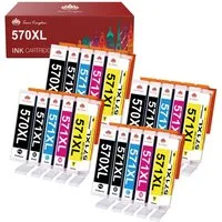 Toner Kingdom 10er/20er Multipack für CANON pgi 570xl 571xl PGI-570 CLI-571 xl Tintenpatrone (Für PIXMA TS5050 TS5000 MG5750 MG6850)