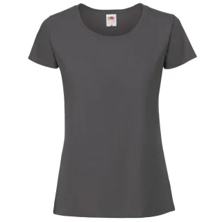 Fruit Of The Loom Damen/Damen Ringspun Premium T-Shirt (Bleistiftgrau)