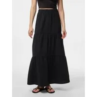 pieces Maxirock PCSIKKA HW MAXI SKIRT WVN NOOS mit Stufen