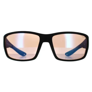 Bolle Wrap Mens Matte Black Phantom+ Blue Photochromic Polarized Sonnenbrille