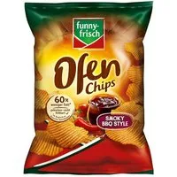 funny-frisch Knabberei, funny-frisch Ofen Chips Smoky BBQ Style Kartoffelgenuss 115g