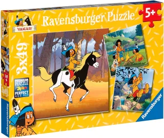 Ravensburger Puzzle 09389 - Yakari unterwegs [3x49 Teile]