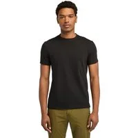 Timberland T-Shirt PORT ROYALE mit Logostickerei, Kurzarm, aus Baumwolle, in Single Jersey