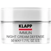 Klapp Cosmetics Gesichtspflege Immun Night Cream Defense, Sofort spürbare feuchtigkeitsspendende Wirkung.