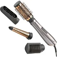 BaByliss Warmluftbürste Air Style 1000 Warmluftbürste mit 4 Aufsätzen, 1000W, AS136E, 4-in-1 Styler zum Föhnen, Glätten, Locken und für Volumen, Ionen