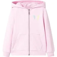 vidaXL Kapuzenpullover Kinder-Kapuzenpullover Hellrosa 116