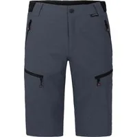 Bergson Outdoorhose LEBIKO Bermuda Herren Wandershorts, robust, elastisch, Normalgrößen, grau/blau