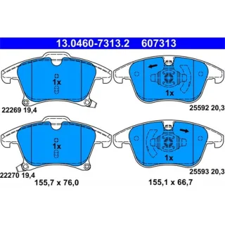ATE Bremsbel?ge vorne Ford Galaxy Mondeo S-Max