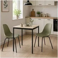 HTI-Living Esstisch Cedrik Artisaneiche-Schwarz (Stück, 1-St., 1 Esstisch)