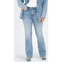 ONLY CARMAKOMA Bootcut-Jeans CARWILLY LIFE HW FLARED DNM TAI467