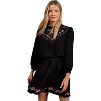 Love & Roses Minikleid Love & Roses Langärmeliges Minikleid (1-tlg)
