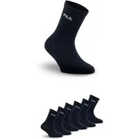 Fila Socken (6-Paar) breites Rippenbündchen, Cotton-Mix, Unisex