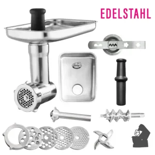 Kenny Professional Profi Edelstahl-Fleischwolf 'Schredder Pro'...