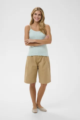 Ärmellose Bluse GruSZ Ärmellose Bluse Gerade Passform