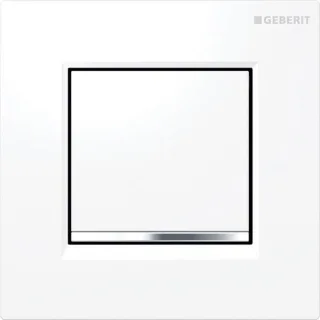 Geberit BetPl. Typ 30 zu UR-Strg. mit pneumatischer Sp-Ausl. weiß/glanzchrom, 243270KJ1 243270KJ1