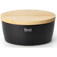 Continenta Brotkasten, Keramik, Massivholz, (1-tlg), Brottopf