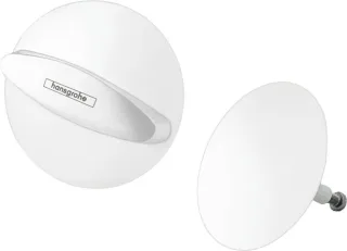 Hansgrohe Ab-u.Überlaufgarnitur Flexaplus F-Set (Griff u.Stopfen) mattweiss, 58185700 58185700