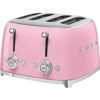 Smeg Toaster TSF03PKEU, 4 kurze Schlitze, 3000 W