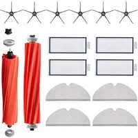 VERCO Reinigungsbürsten-Set Reinigungskit für Roborock, Q7 Pro, Q7 Pro Plus, Roborock Q7 Max, Q7 Max Plus, (16-tlg), Ersatz Teile Set Wartungskit Filter Seitenbürste Zubehör Bürste