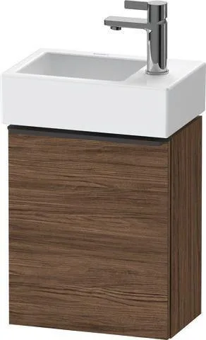 Duravit D-Neo Waschtischunterbau wandhängend Nussbaum dunkel Matt 364x222x440 mm - DE4218LBD210000 DE4218LBD210000
