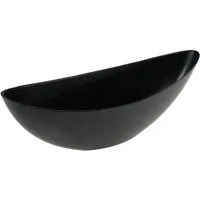 Florists Products Blumentopf Dekoschale Schwarz Pflanzschiffchen Vase Kunststoff