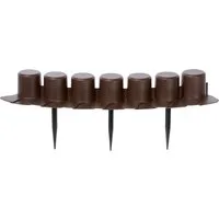 Prosperplast Palisade IPAL7 - R222, Länge 405 cm, dunkelbraun