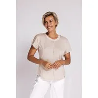 Zhrill Kurzarmshirt ROSAY normale Passform, Kurzarm, unifarbenes Design