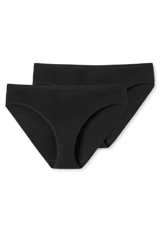 SCHIESSER - 2PACK Tai schwarz - Gr. - 40