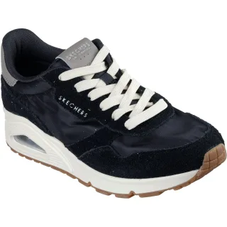 Skechers Uno Vintage Dayz Damen Sneaker Aus Schwarzem Leder