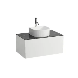 LAUFEN Waschtischunterschrank Sonar 457x777x341 Aus mi. , 1Schubl H812340/1/2/3 we ma? m. H4054150341431