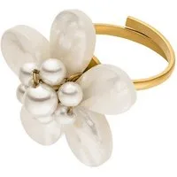 Purelei Fingerring Pearly Flower