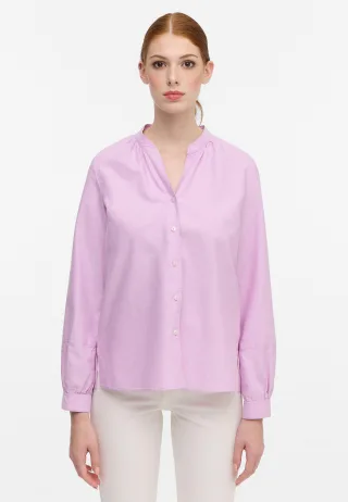 ETERNA - Oxford Shirt Bluse Oxford Langarm fuchsia - Gr. - 48/Langarm