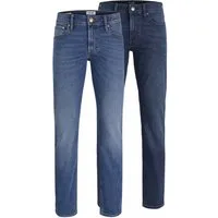 Jack & Jones Regular-fit-Jeans JJICLARK JJORIGINAL SQ 260/223 2PK MP (Packung, 2-tlg) Baumwollmischung, regular fit
