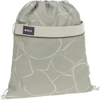 LÄSSIG Turnbeutel Bold, curve sage, aus recyceltem Material