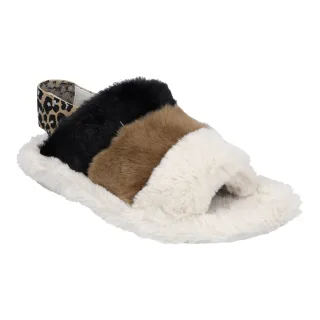 WESTLAND Damen Hausschuh Lille 104 in beige-multi