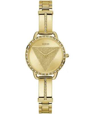 Guess Tri Bellini Damen Goldarmbanduhr GW0914L2