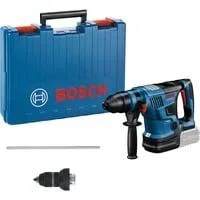 Akku-Bohrhammer GBH 18V-34 CF Professional solo blau/schwarz, Bluetooth Modul, ohne Akku und Ladegerät, im Koffer