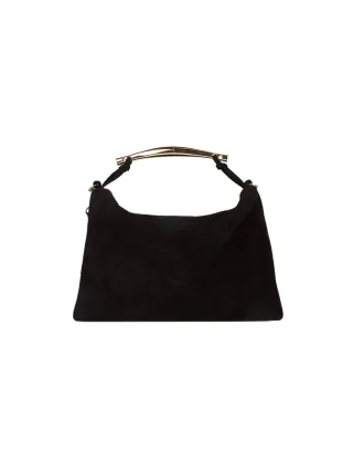 Giulia Monti Schultertasche Schwarz