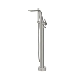 Steinberg Freistehende Wannenarmatur, mit Umsteller, Handbrause, brushed nickel, 260.1162BN 2601162BN