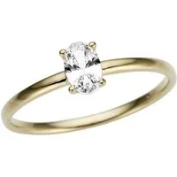 Firetti Solitärring Schmuck Geschenk Gold 333 Damenring Verlobungsring Goldring Solitär, mit Zirkonia (synth)