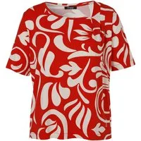FRAPP Print-Shirt (1-tlg) Große Größen