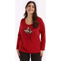 Sieh an! T-Shirt Langarm-Shirt Langarm