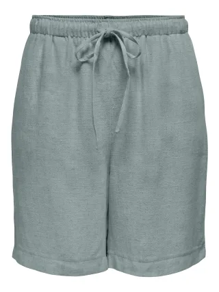 ONLY - ONLSIESTA MW PULL-UP LIN BL SHORTS NOOS - Gr. - XL