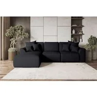 99rooms Ecksofa Gusto, Sofa L-Form, Eckcouch, mit Schlaffunktion, abnehmbaren Rückenkissen, Bezug-Strukturstoff NEVE